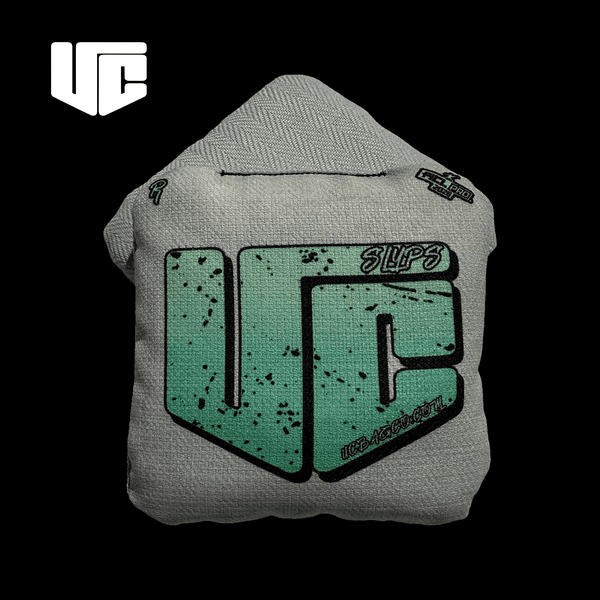 CornHole bags Light 2026 SLYPS CM White & Green Fade