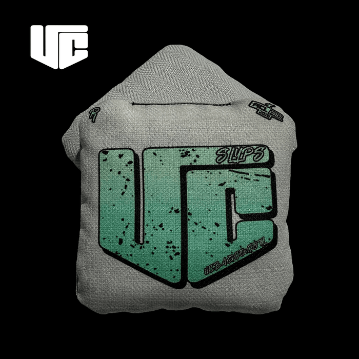 CornHole bags Light 2026 SLYPS CM White & Green Fade