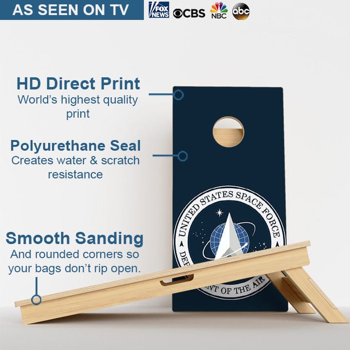 Boards US Space Force Professional Cornhole Boards
