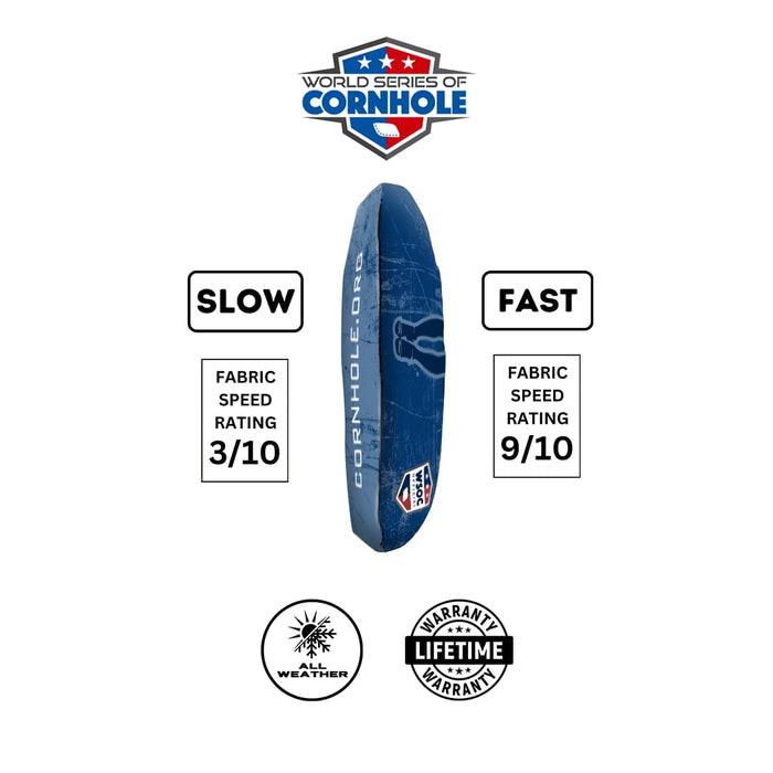 Cornhole Bags 8 Pro Cornhole Bag Set - Check Out My Fun Bags - Blue & Red