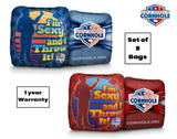 Cornhole Bags 8 Pro Cornhole Bag Set - I'm Sexy & I Throw It - Blue & Red