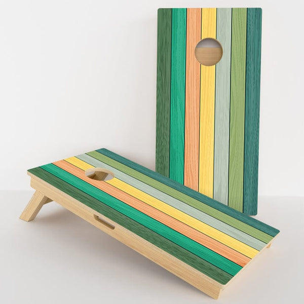 Boards Vintage Wood Grain Professional Cornhole Boards