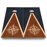 Nautical Cornhole Boards - Backyard Series