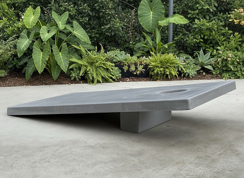Floating Concrete Cornhole Board Set