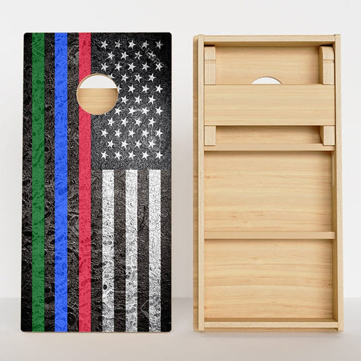 Boards Red, Blue, Green Line Professional Cornhole Boards
