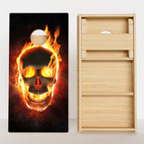 Boards Fire Skull Professional Cornhole Boards