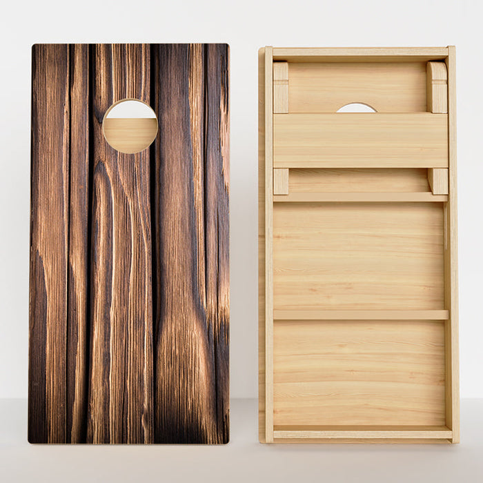 Thick Wood Grain Professional Cornhole Boards