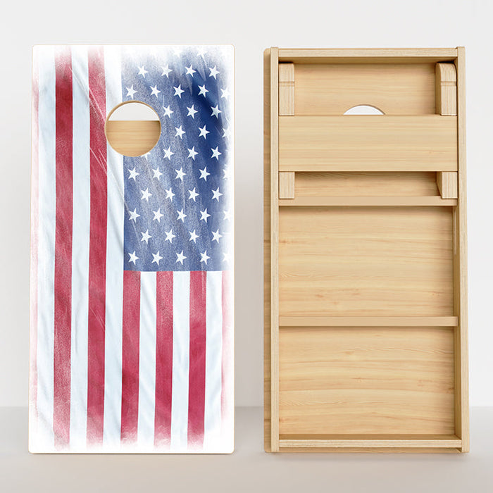 Murky American Flag Professional Cornhole Boards