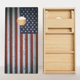 Boards Wood Panel American Flag Professional Cornhole Boards