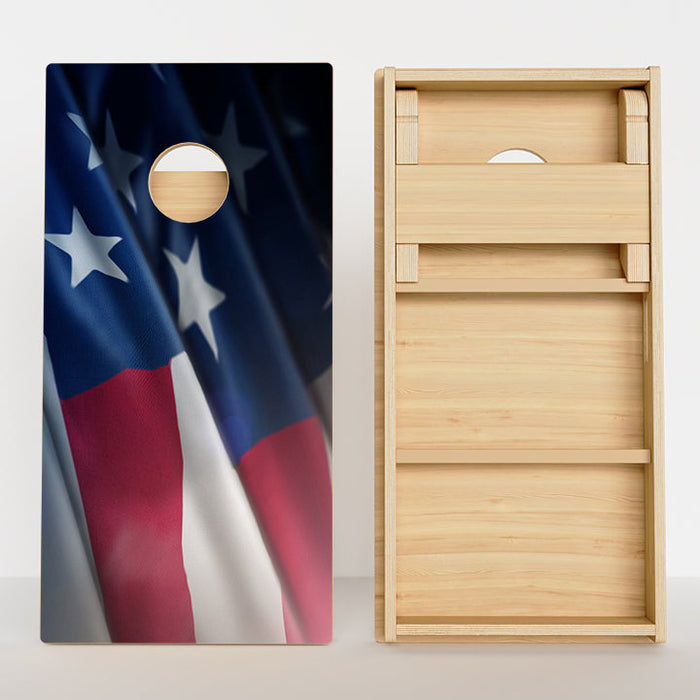 Patriotic American Flag Professional Cornhole Boards