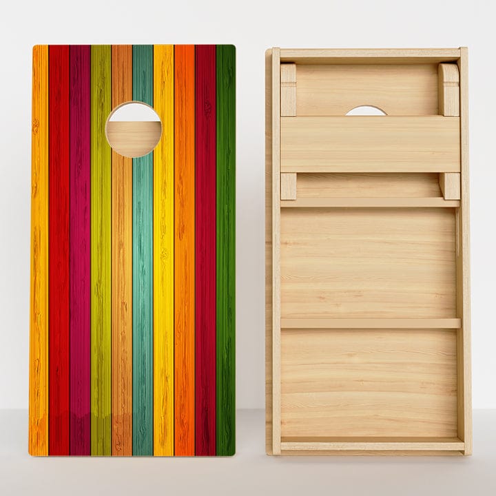 Boards Wood Grain Colors Professional Cornhole Boards
