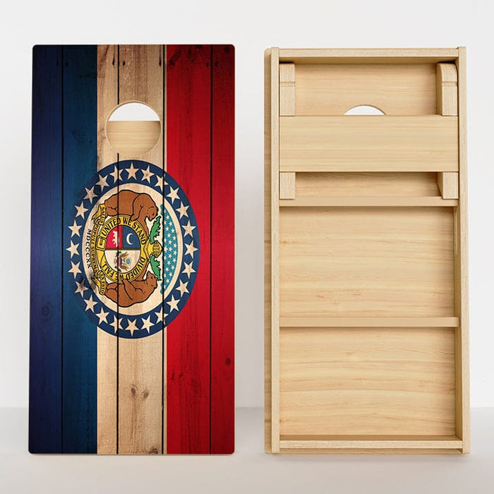 Boards Missouri Flag Professional Cornhole Boards