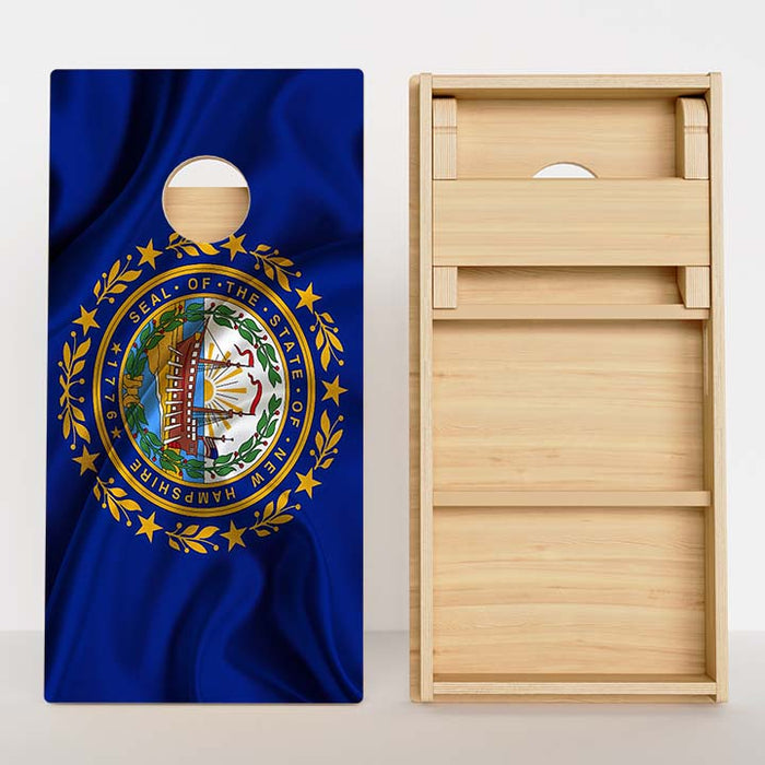 New Hampshire Flag Professional Cornhole Boards
