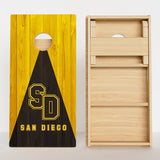 Boards San Diego Baseball Professional Cornhole Boards