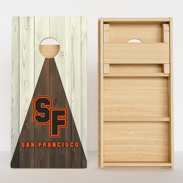 Boards San Francisco Baseball Professional Cornhole Boards