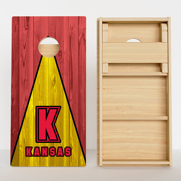 Kansas Football Professional Cornhole Boards