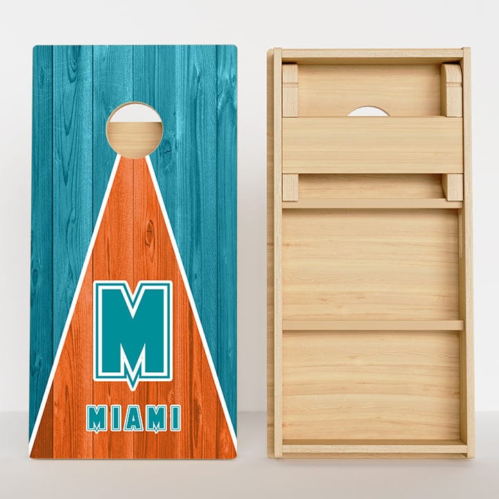 Boards Miami Football Professional Cornhole Boards
