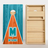 Boards Miami Football Professional Cornhole Boards