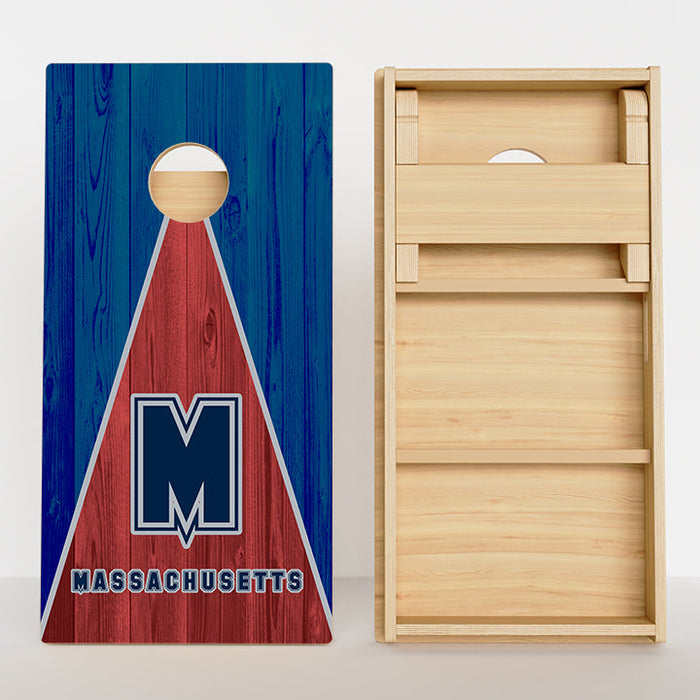 Massachusetts Football Professional Cornhole Boards