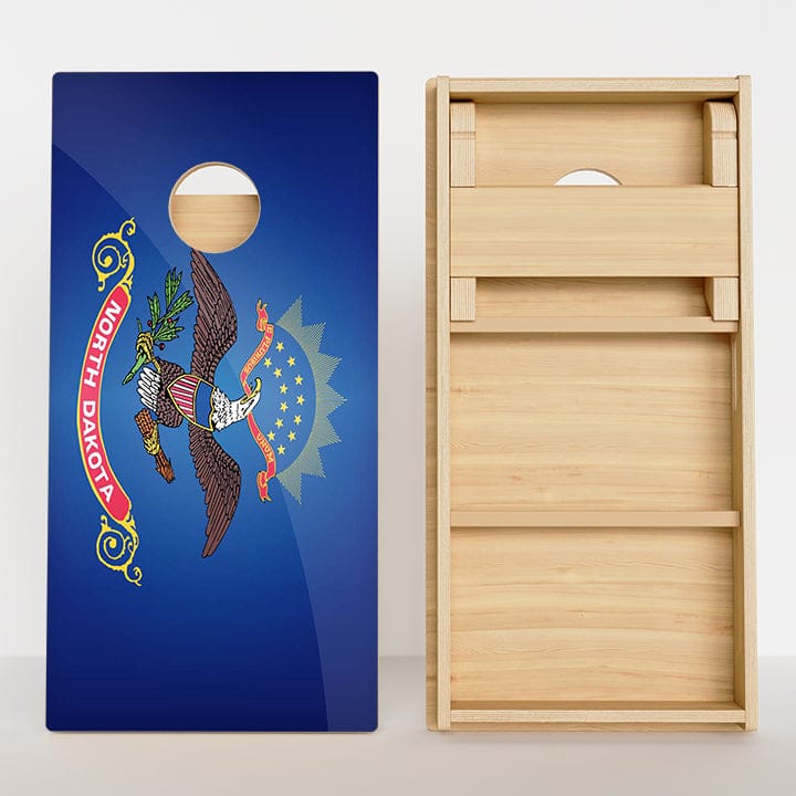 Boards North Dakota Flag Professional Cornhole Boards