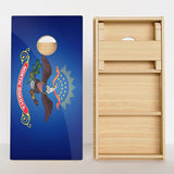 Boards North Dakota Flag Professional Cornhole Boards