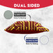 Red Yellow Tech Cornhole Bags