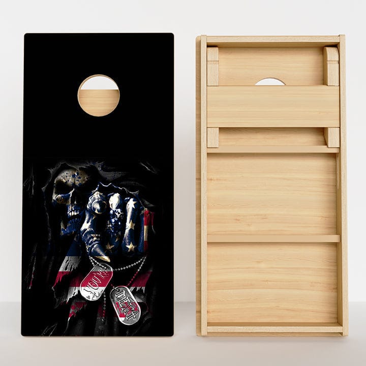 Boards Patriotic Reaper Professional Cornhole Boards