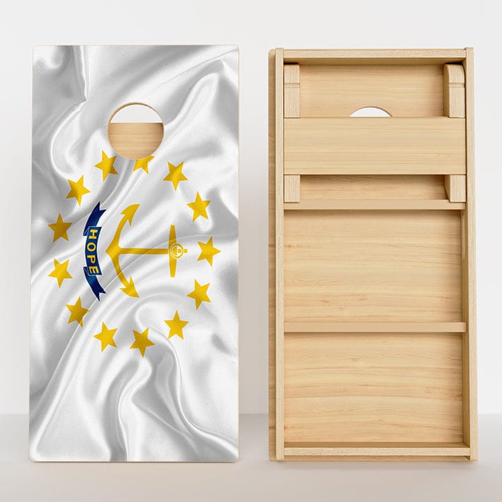 Boards Rhode Island Flag Professional Cornhole Boards
