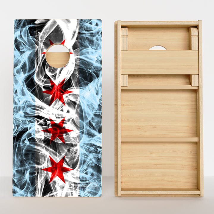 Boards Illinois Flag Professional Cornhole Boards