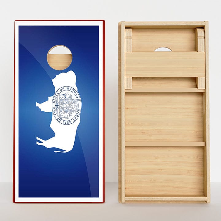 Boards Wyoming Flag Professional Cornhole Boards
