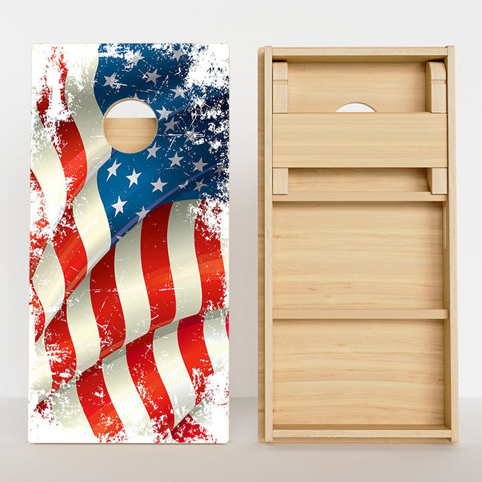 American Flag Professional Cornhole Boards