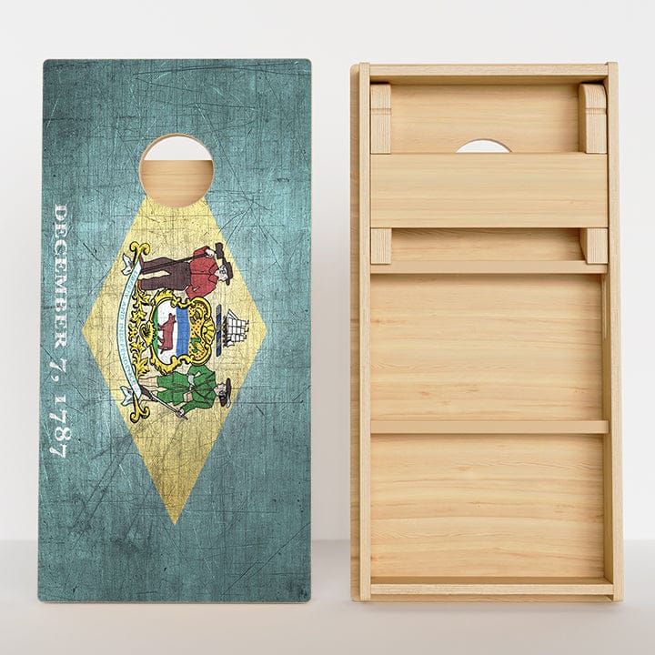 Boards Delaware Flag Professional Cornhole Boards