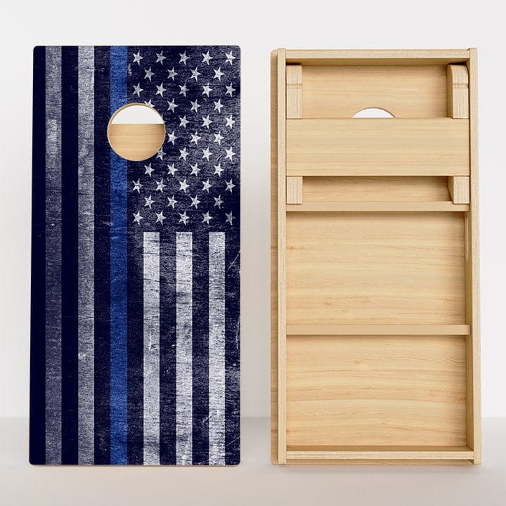 Boards Thin Blue Line Flag Professional Cornhole Boards