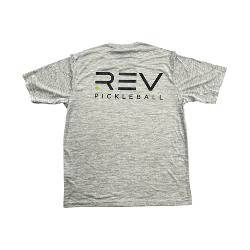 Rev Pickleball Logo Sport-Tek® PosiCharge® Electric Heather Tee