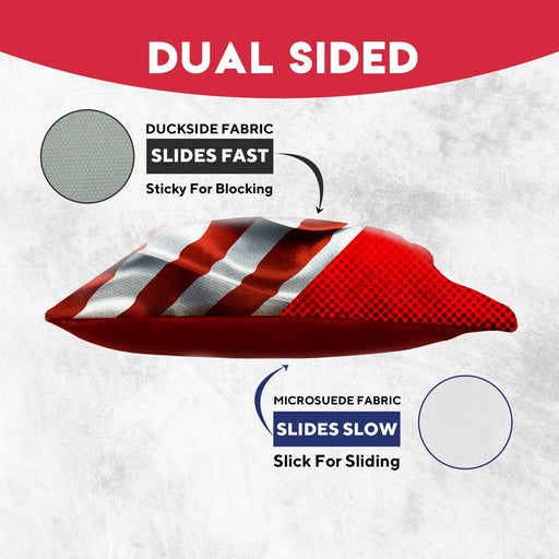 Sideway Flag Cornhole Bags