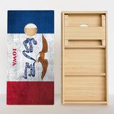 Boards Iowa Flag Professional Cornhole Boards