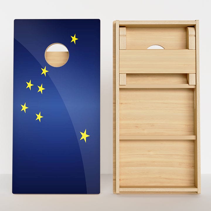 Boards Alaska Flag Professional Cornhole Boards