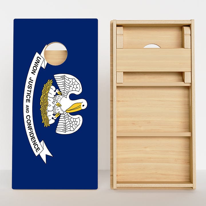 Boards Louisiana Flag Professional Cornhole Boards