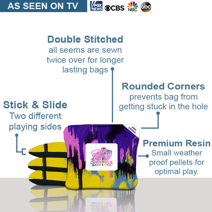 Pro Series Dripping Cornhole Bags