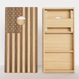 Boards Wood American Flag Professional Cornhole Boards