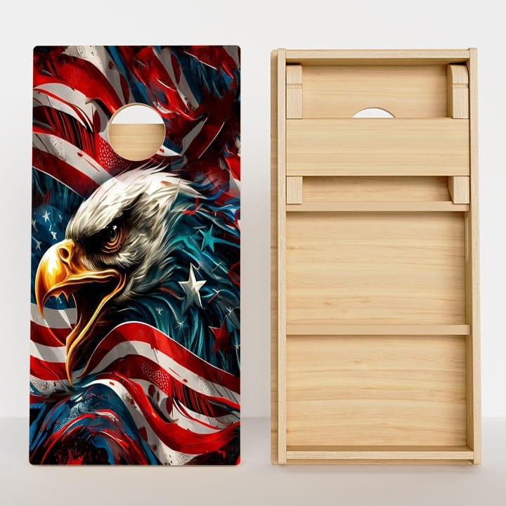 Boards USA Patriotic Eagle Professional Cornhole Boards