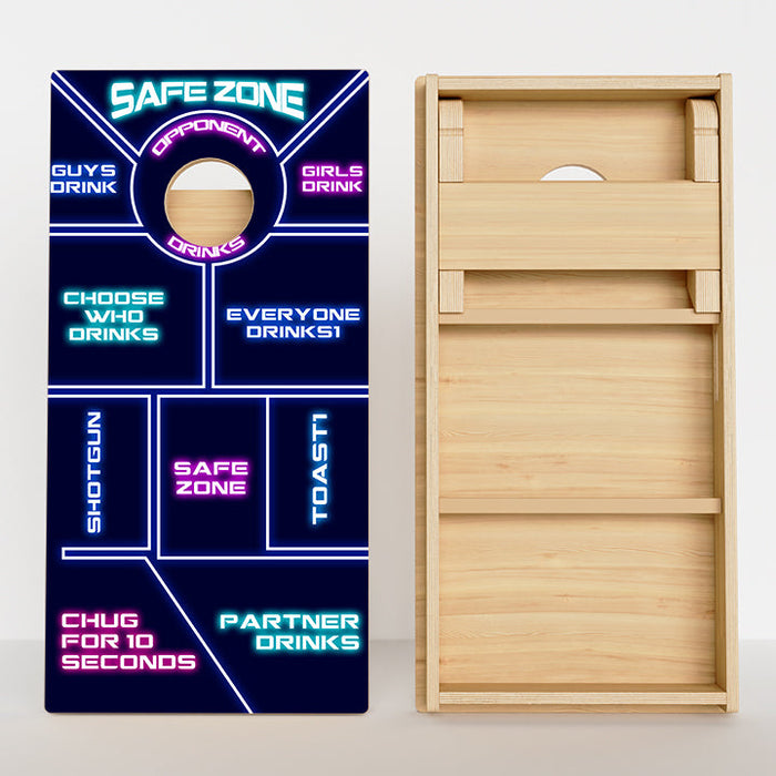 Neon Drinking Game Professional Cornhole Boards