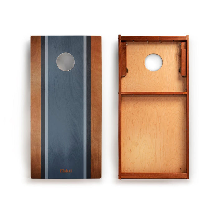 Cornhole Boards 2ft x 4ft Graphic Wood Classic Cornhole Set | Classic Beach Stripes Collection