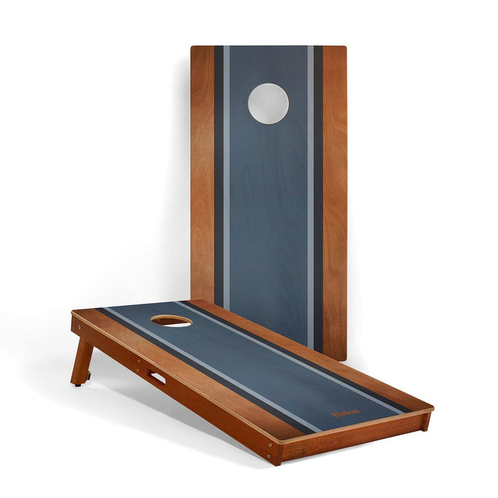 Cornhole Boards Skipper 2ft x 4ft Graphic Wood Classic Cornhole Set | Classic Beach Stripes Collection