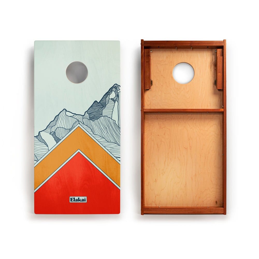 Cornhole Boards 2ft x 4ft Graphic Wood Classic Cornhole Set | Modern Angle Collection