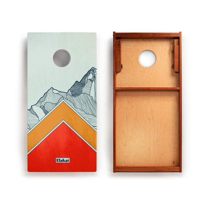 Cornhole Boards 2ft x 4ft Graphic Wood Classic Cornhole Set | Modern Angle Collection