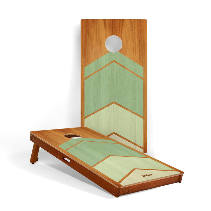Cornhole Boards Rover Chevron 2ft x 4ft Graphic Wood Classic Cornhole Set | Modern Angle Collection