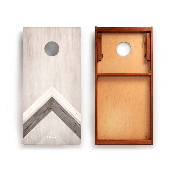 Cornhole Boards 2ft x 4ft Graphic Wood Classic Cornhole Set | Modern Angle Collection