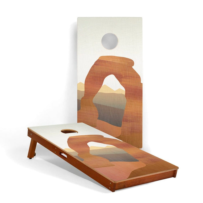 Cornhole Boards Arches 2ft x 4ft Graphic Wood Classic Cornhole Set | National Parks Inspired Collection