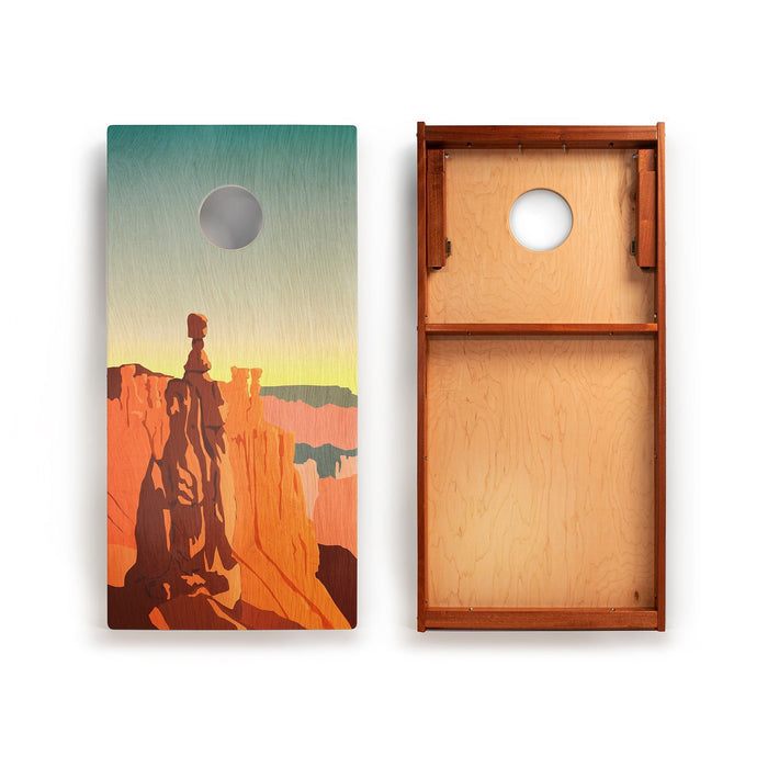 Cornhole Boards 2ft x 4ft Graphic Wood Classic Cornhole Set | National Parks Inspired Collection